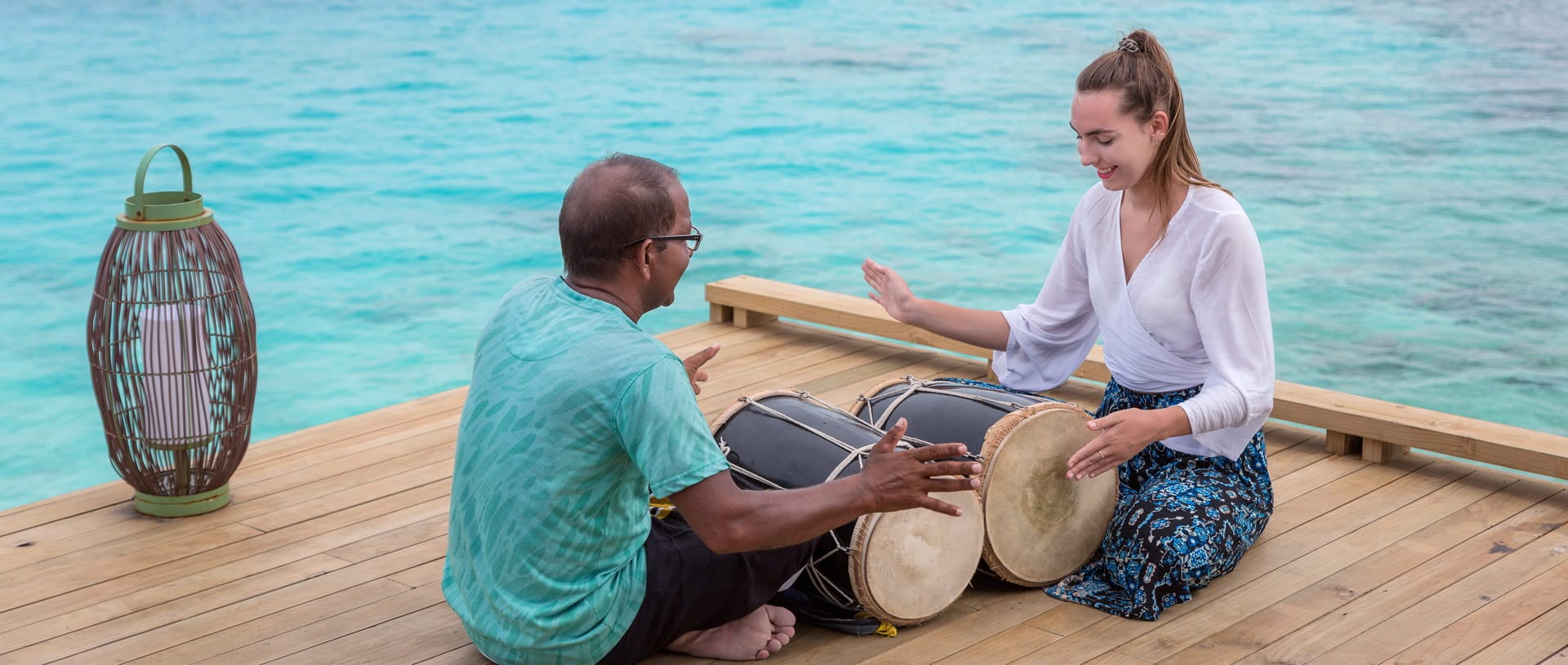 Experiencing Boduberu music at Fushifaru 